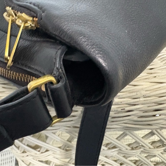 Fossil Preston Black Pebbled Leather Crossbody Bag - Picture 8 of 11